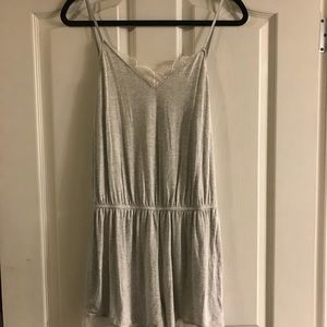 Gilligan & O’Malley Lace Trim Romper